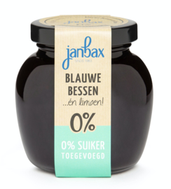 *Jan Bax Intense Jam Blauwe Bessen Limoen Suikervrij.
