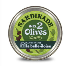 La Belle-Iloise Emietté Sardinade met 2 olijven