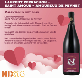 Wijn Rood Laurent Perrachon – Saint Amour – Amoureux de Peynet