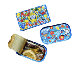 Fish Tales Sardines in Olijfolie met Citroen (uit Cornwall)