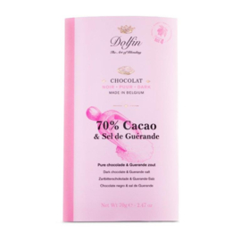 Dolfin Chocoladereep 70 % Guerande Zout