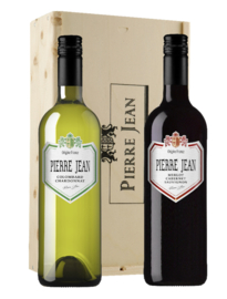 Wijn Rood + Wit Pierre Jean Cadeauset (Frankrijk)