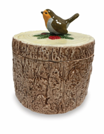 Festive Forest Robin Jar