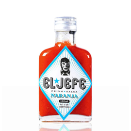 El Jefe saus, Primo Salsa Hot Sauce Naranja 100 ml.