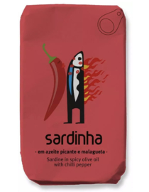 Sardinha Sardines Sardientjes met Pepers en Pittige Olijfolie