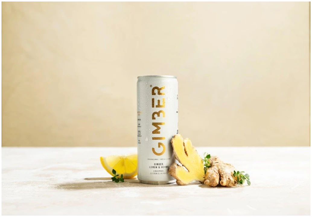 Gimber Drink original 0% BIO in blik