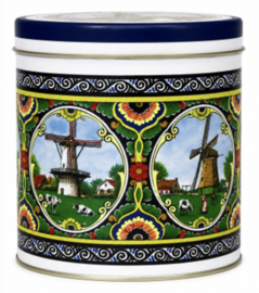 Blik Molen (LEEG, vul eventueel zelf met Stroopwafels OID)