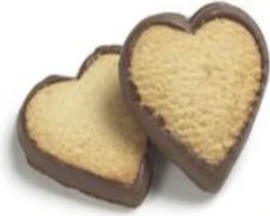 Italiaanse Bristot Koekjes Hartjes Chocolade