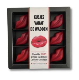 Kusjes vanaf de Wadden (Melk Callebaut Chocolade)