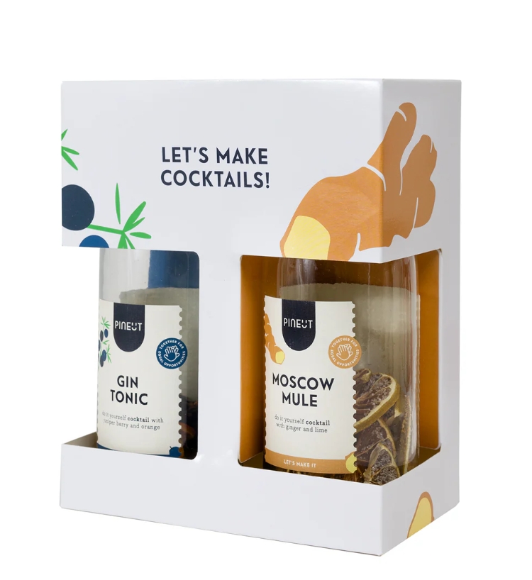 Pineut Giftpack Gin Tonic & Moscow Mule