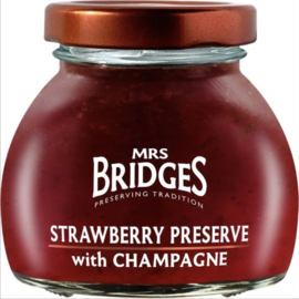 Mrs Bridges MINI Confituur Aardbeien en Champagne 113 gram