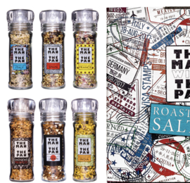 The MAN with the PAN Roasted Salts Box met 6 Roasted Salts