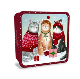 Embossed Whisker Wonderland Tin