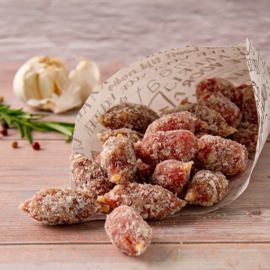 Mini droge worstjes Parmezaanse Kaas (Per 100 gram*)