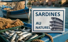 Sardientjes Naturel in Water