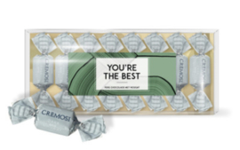 Wensreep You're the Best Pure Chocolade met Nougat