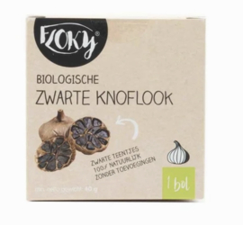 Floky Zwarte knoflook BIO 1 Bol (Puur 100% knoflook)