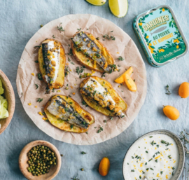 La Belle-Iloise - Sardines in Druivenpitolie met Groene Peper & Kumquat