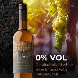 *Soolong Taste Earl Grey Wite Wijn 0% alc 750 ml.