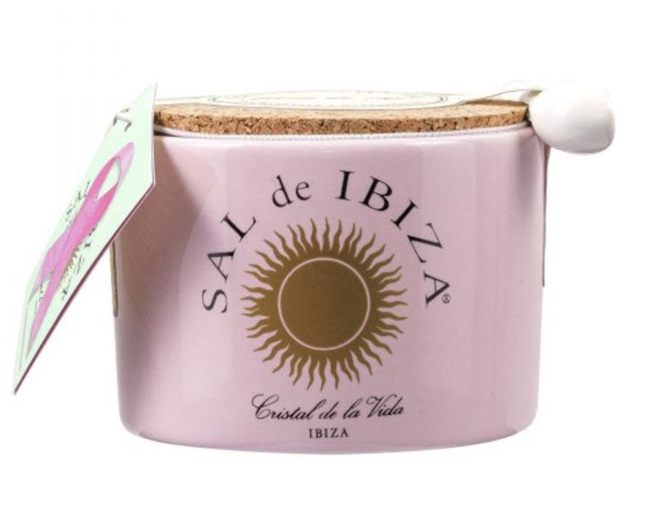 Sal de Ibiza Keramiek Pink Groot + Lepeltje