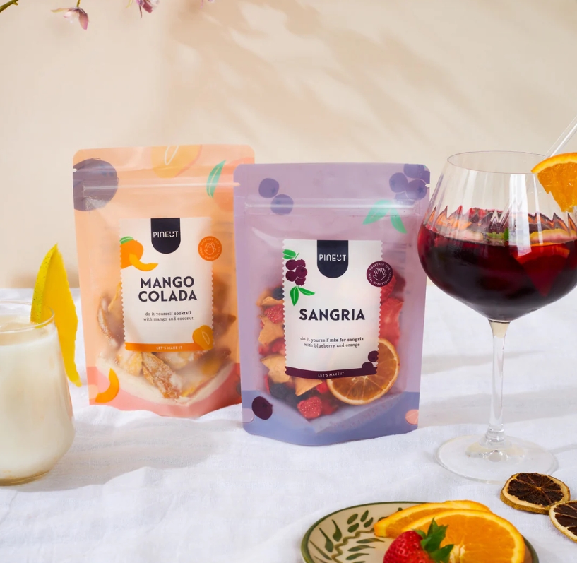 *Pineut Sangria Red Wine Pouchbag