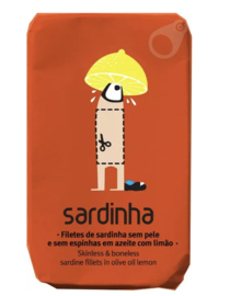 Sardinha Sardines Sardientjesfilets zonder vel en graten in Olijfolie met Citroen
