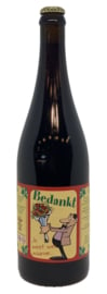 Etiket: Bedankt Dubbel 7,5%  (Grote fles 0,75 cl)