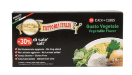 Fattoria Italia Dado Veg. Bouillonblokjes met Groenten (zonder gluten en minder zout) (Ook Vegan Geschikt)