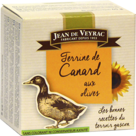 Jean de Veyrac Terrine van Eend (Canard/Olives) blik