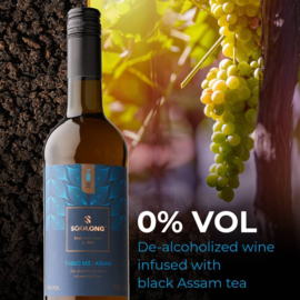 *Soolong See Assam Wite Wijn 0% alc 750 ml.