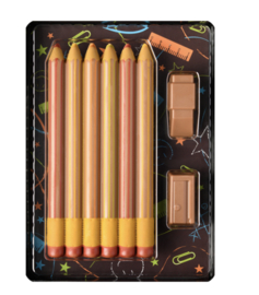 Chocolade Giftbox Kleurset Potloden