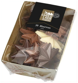 Kerst 3D Chocolade SterrenMix