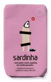 Sardinha Sardines Sardientjesfilets zonder vel en graten in pittige Olijfolie
