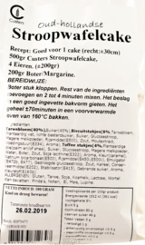 Custers Stroopwafel Cakemix 500 Gram