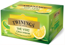 Twinings Thee Green Lemon GROOT 50 stuks