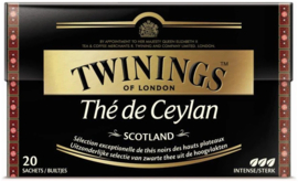 Twinings Thee Ceylon Scotland 20 st. (zwart)