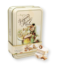 Vergani - Zachte nougat in een mooi Vintage blik