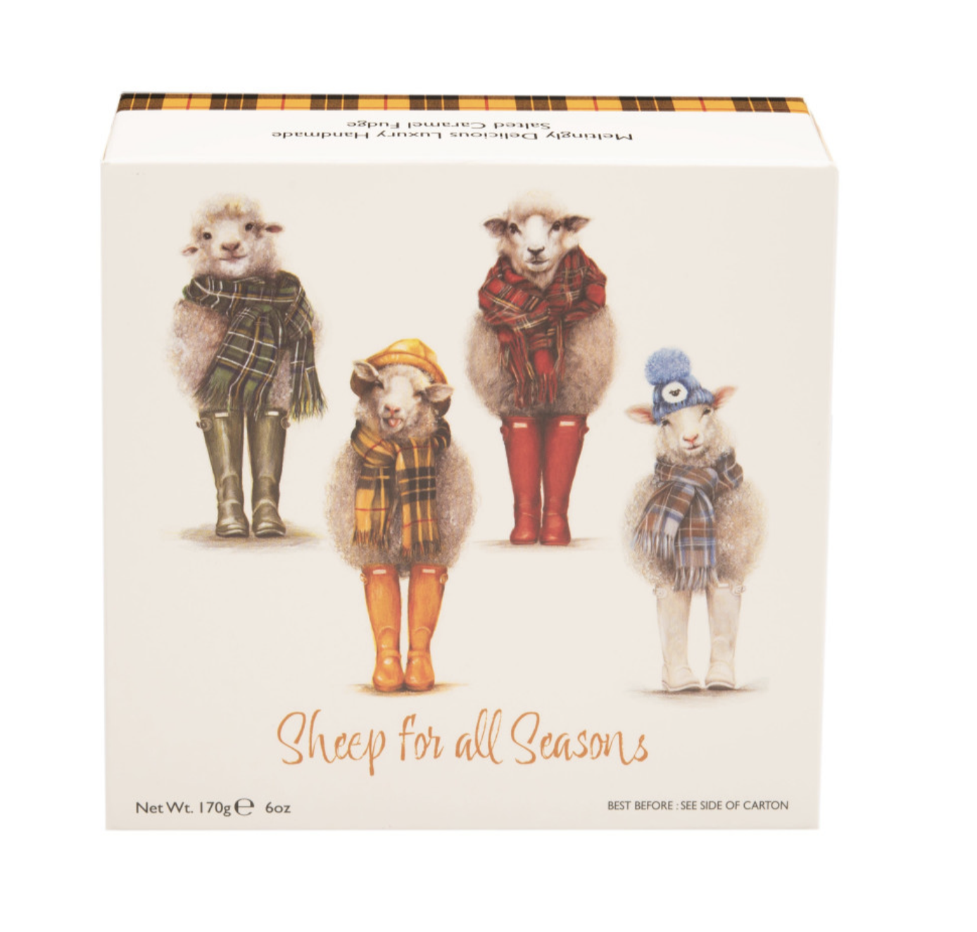 Gardiners of Scotland Sheep for all Seasons Salted Caramel Fudge  (Karton.)
