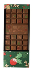 Giftbox Advent Kalender Melk 80 gram