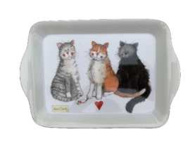 Alex Clark KLEIN Dienblad Cats (Melamine Tray Katten)