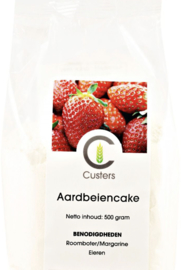 Custers Cakemix Aardbei Roomsmaak 500 Gram