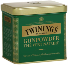 Twinings Thee Los in Blik Gunpowder Green 200 gram