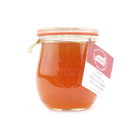 *Alcoholhoudende confiture 4% appel & peer met calvados  250 gr.