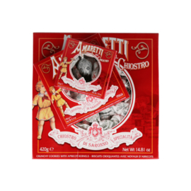 Chiostro Amaretti Crunchy Wrap box 150 gram rood