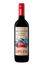 Wijn Rood Sgarzi Luigi Sangiovese Puglia Letizia 750 m.l (Italië)