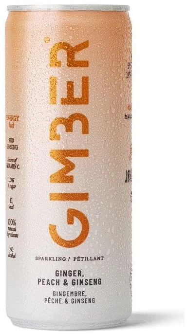Gimber Drink Energy 0% BIO in blik