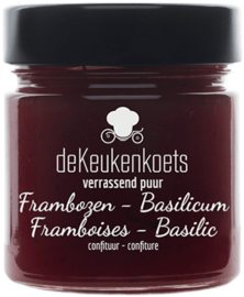 Keukenkoets Frambozen 70%  met Basilicum