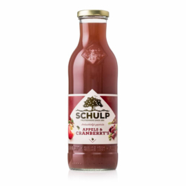 Schulp  Appel-cranberry sap 0,75 liter