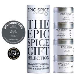 Epic Spice Gifttube BBQ addiction 4x blik 75 gram
