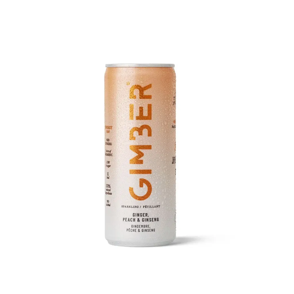 Gimber Drink Energy 0% BIO in blik